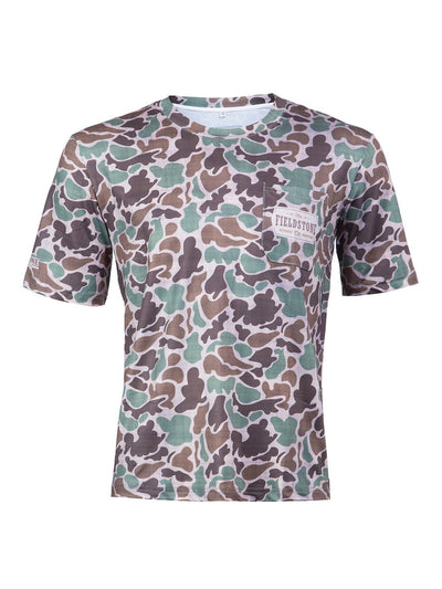 Dry Fit Pocketed S/S Camo T-Shirt