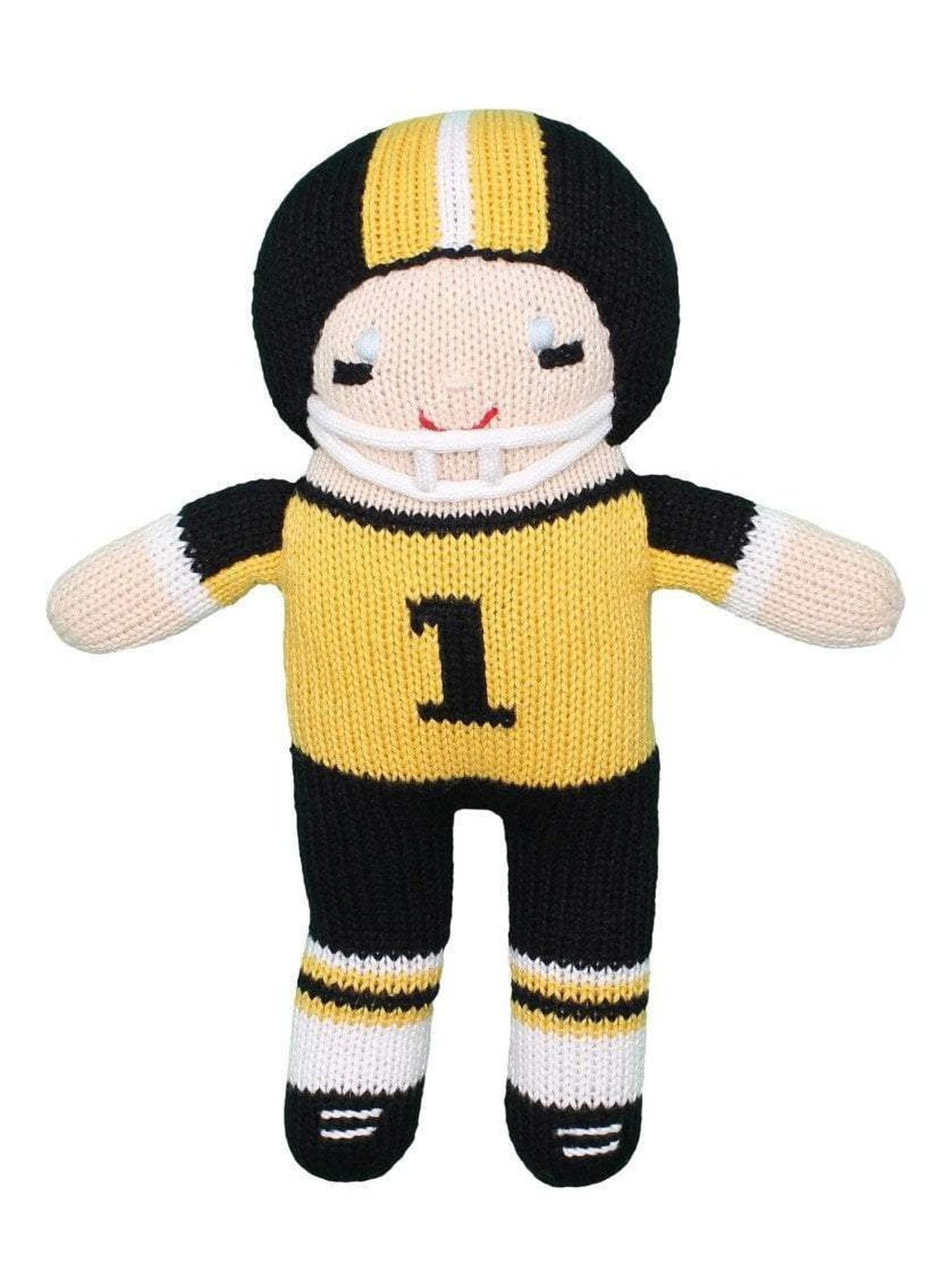 Football Player Knit Doll 12"