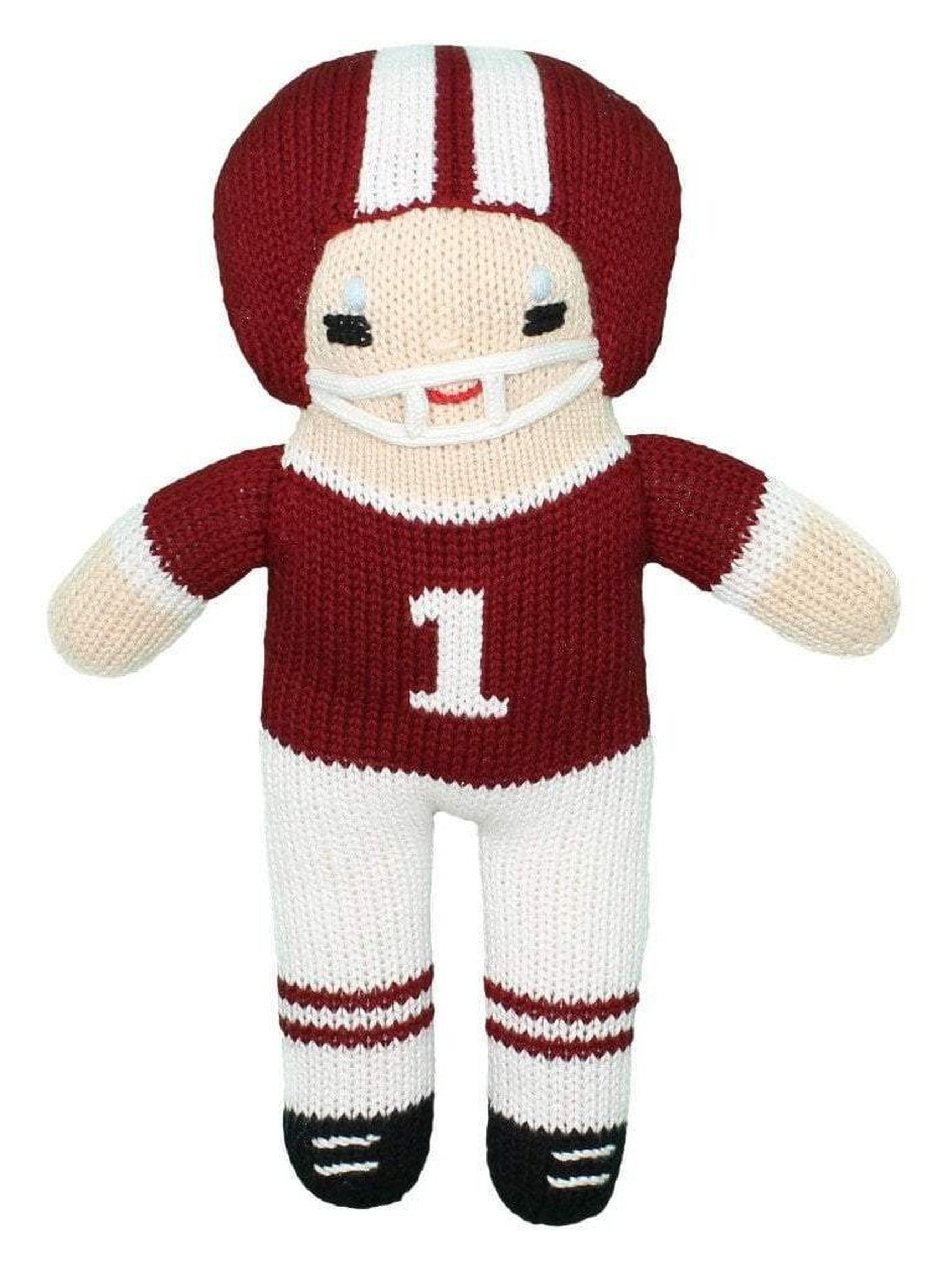 Football Player Knit Doll 12"