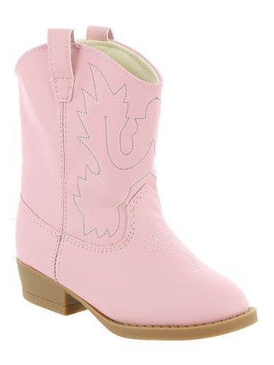 Miller Pink Cowboy Boot - Hard Sole