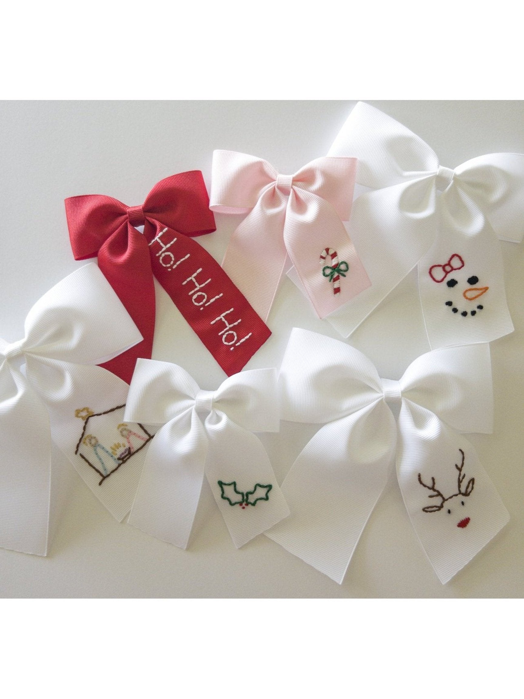 Candy Cane Bow