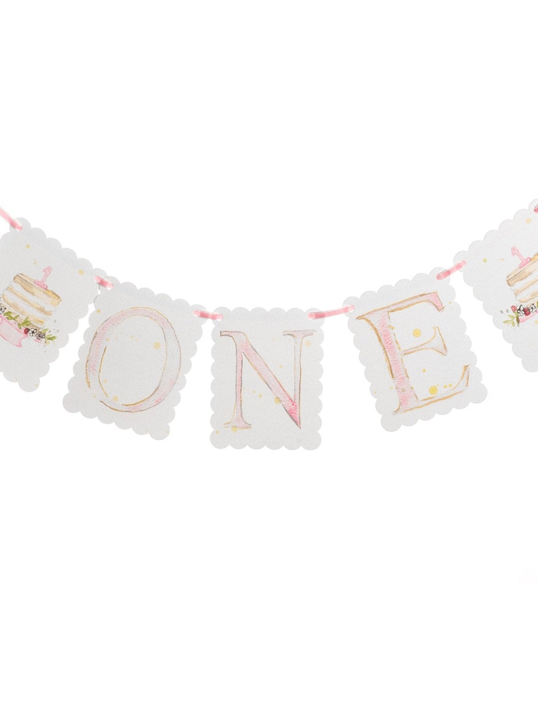 "One" Highchair Banner