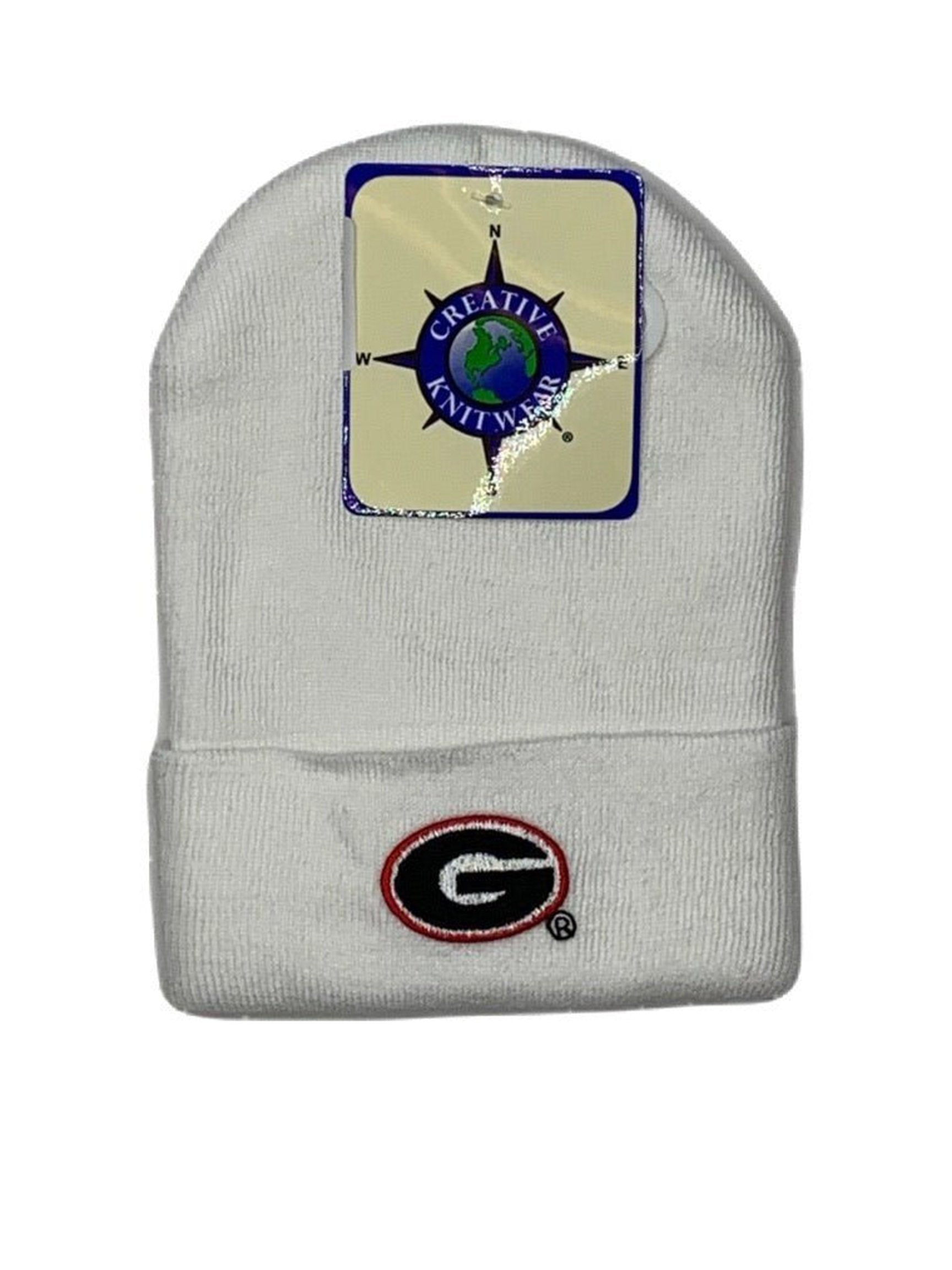Georgia White Knit Cap