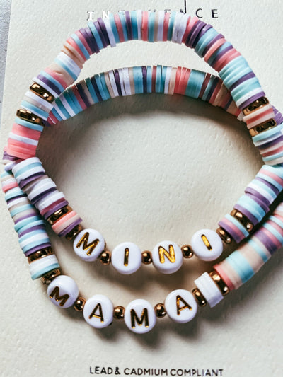 Mama Mini Beaded Bracelet Set