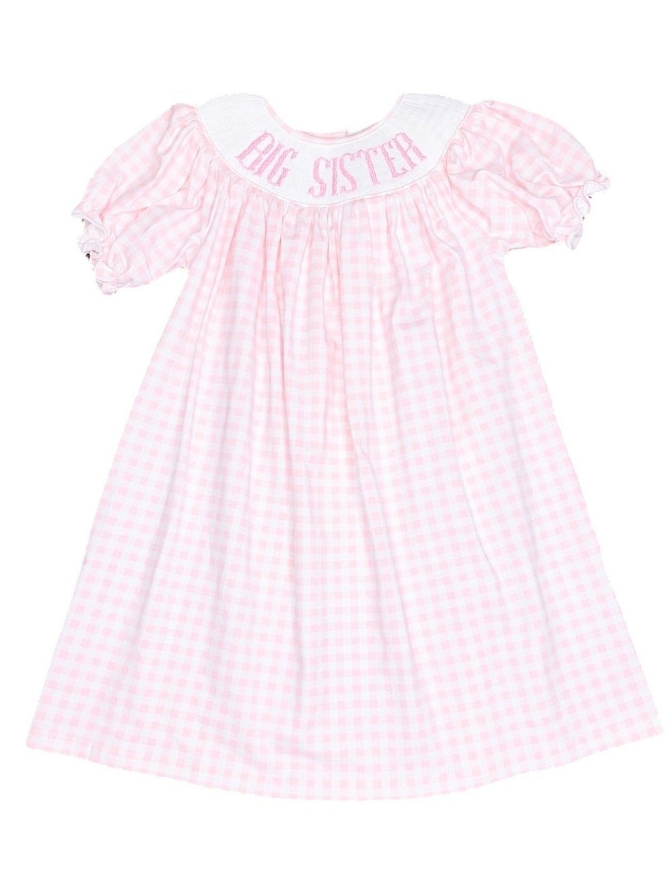 Big Sister Smocked Dress - Pink | Posh Tots Children's Boutique