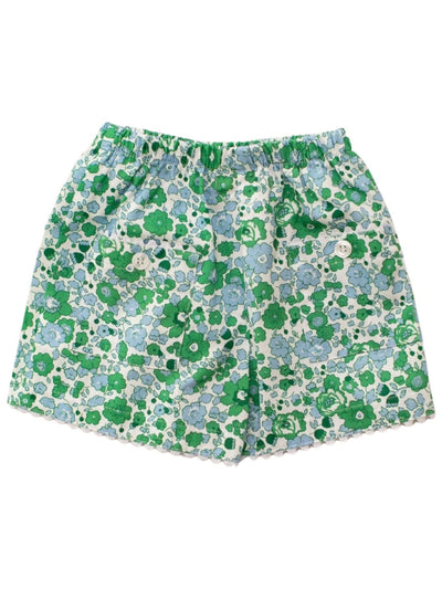 Two Pocket Shorts - Blue & Green Libba Floral