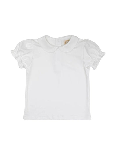 Maude's Peter Pan Collar Shirt - Worth Avenue White