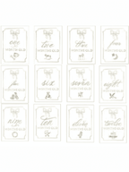 by Month Card Set