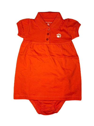 Clemson Polo Dress w/ Bloomer - Orange