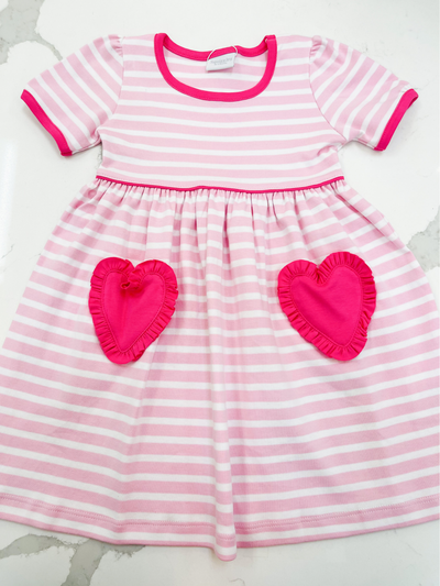 Brittany Heart Popover Dress