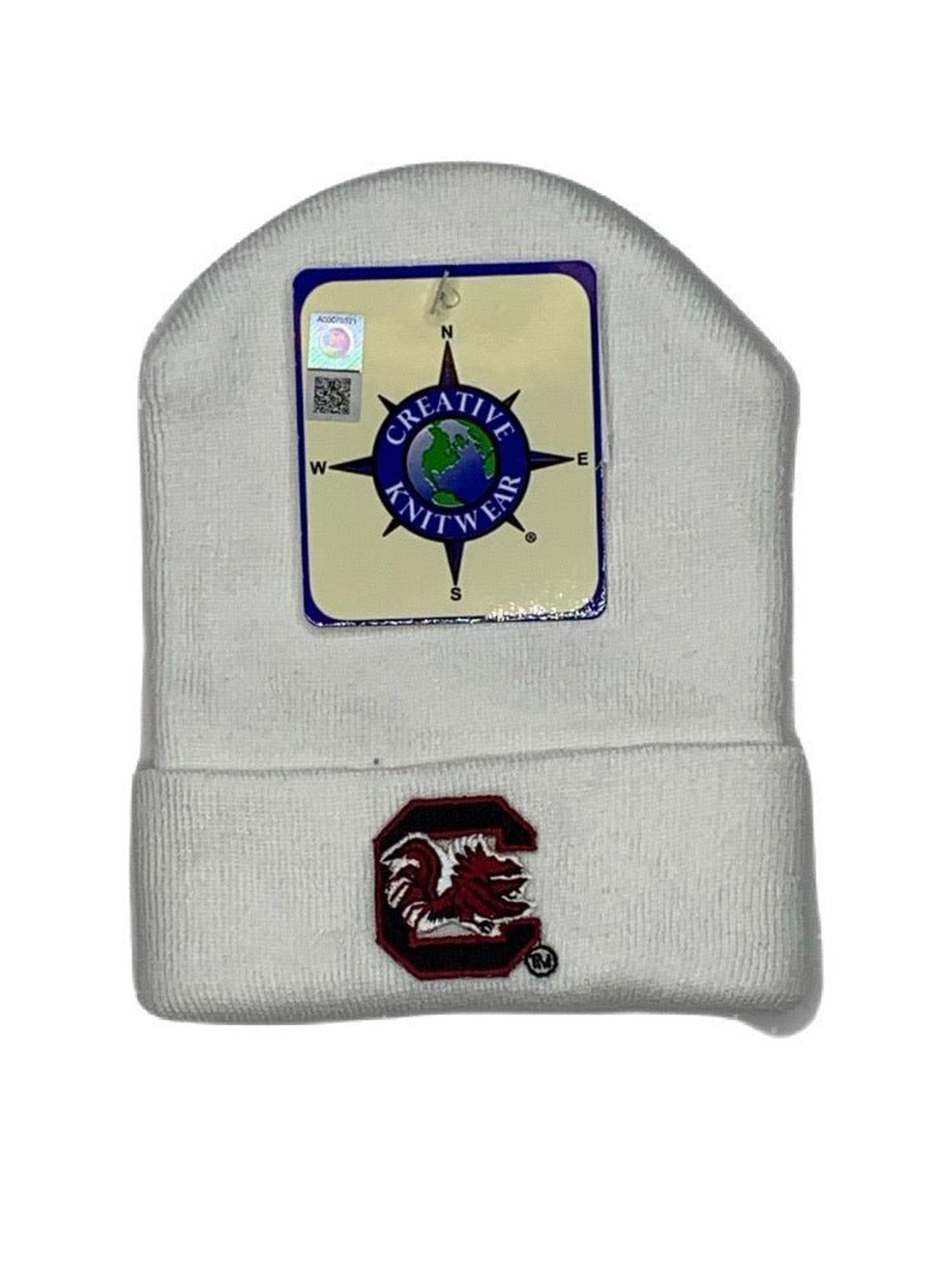 South Carolina White Knit Cap