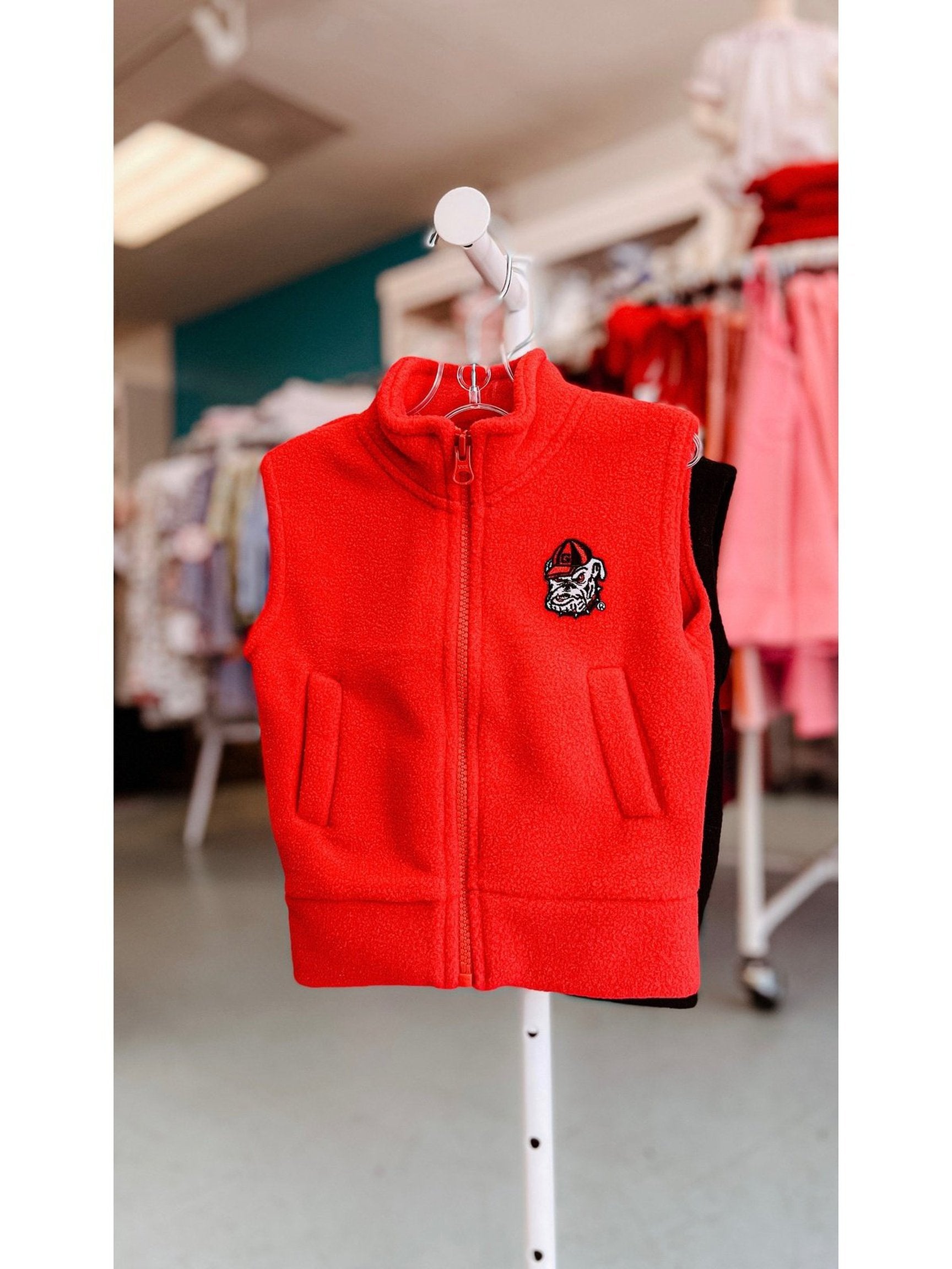 Georgia Fleece Vest – Posh Tots Children's Boutique