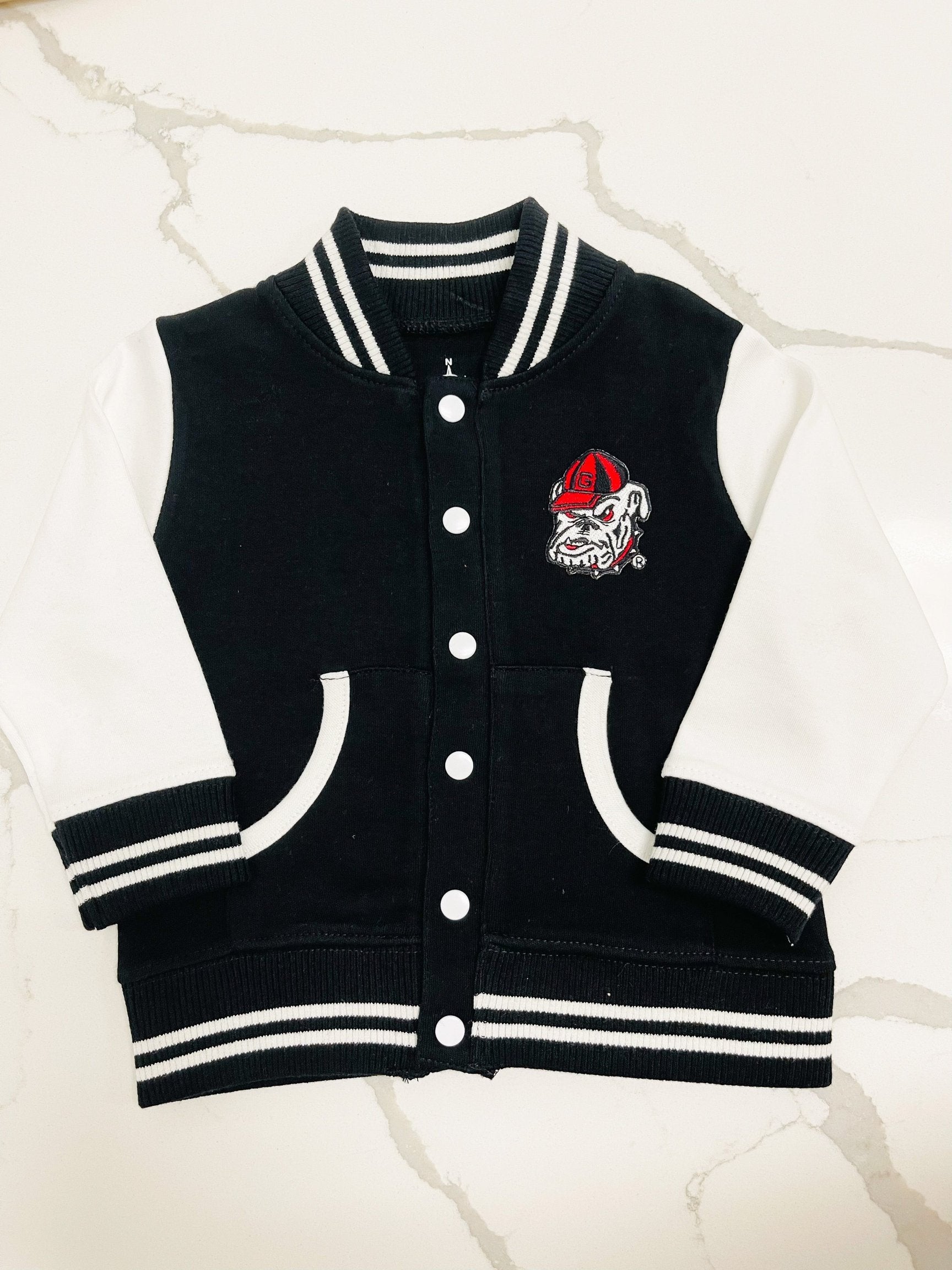 Georgia Varsity Jacket - Posh Tots Children's Boutique