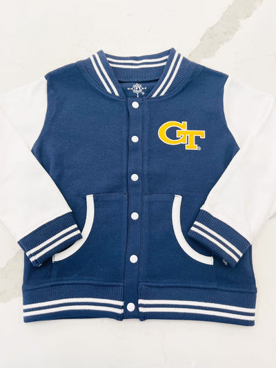 Georgia Tech Varsity Jacket - Posh Tots Children's Boutique