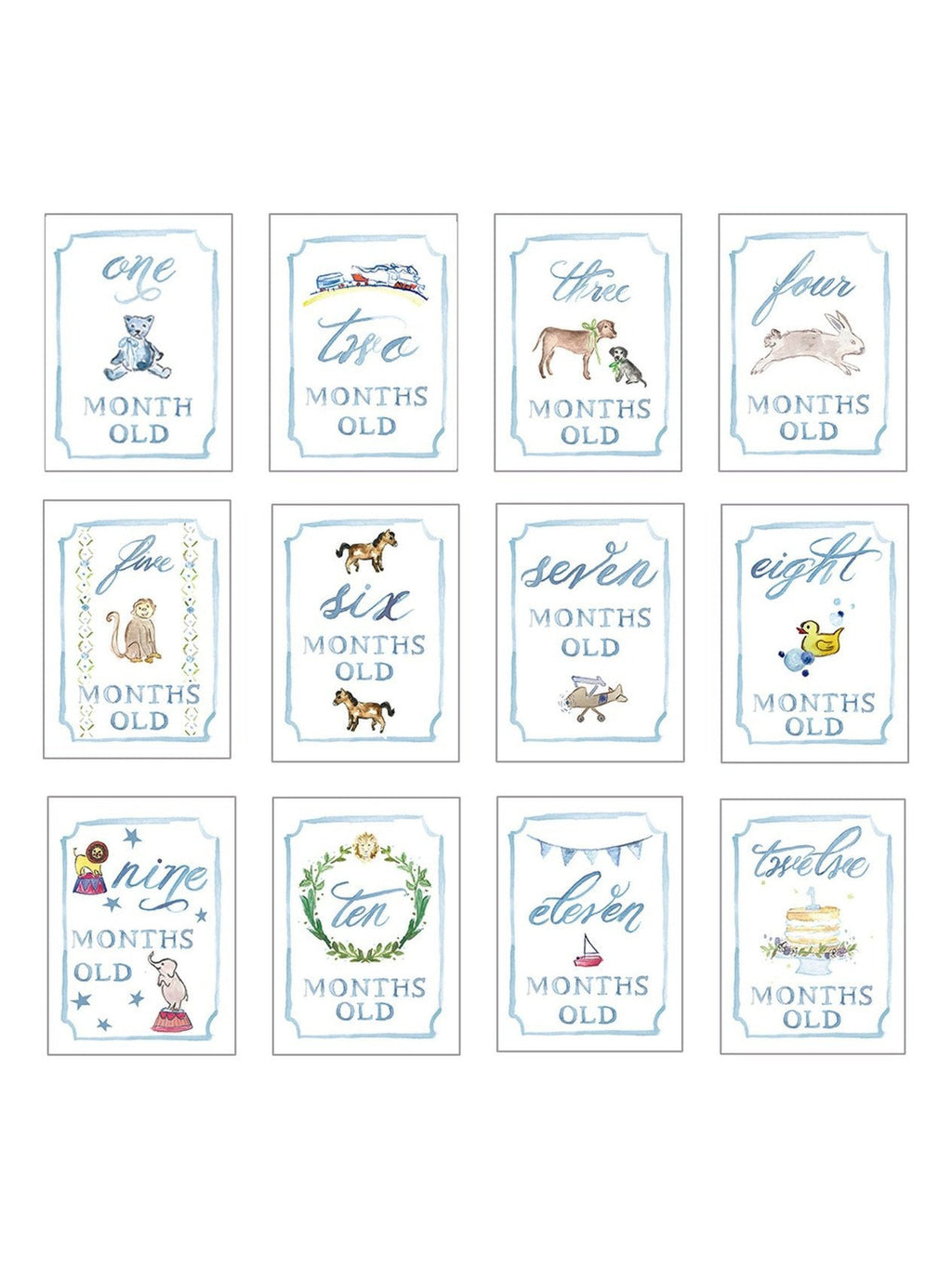by Month Card Set