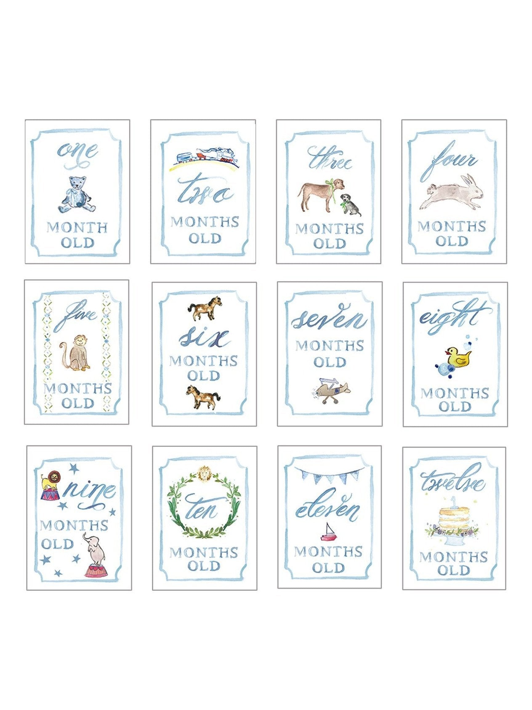 by Month Card Set