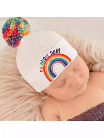 Rainbow Baby Hat - Gender Neutral