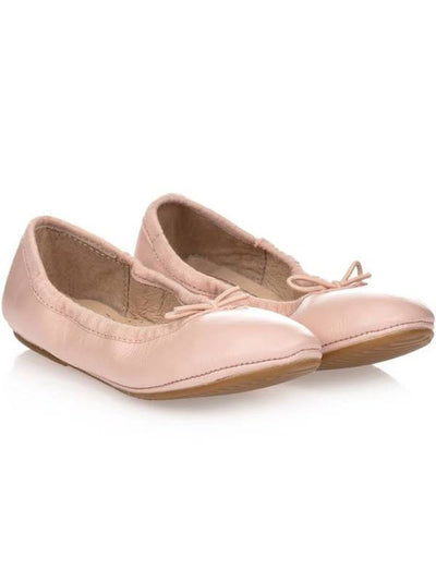 Cruise Ballet Flat Leather Shoe - Powder Pink