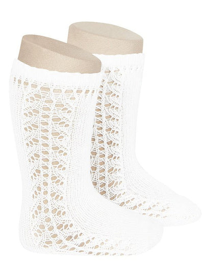 Side Crochet Knee Socks