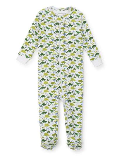 Parker Zipped Pajama - Dino Safari