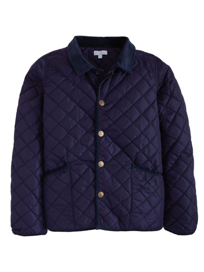 Classic Quilted Jacket - Navy
