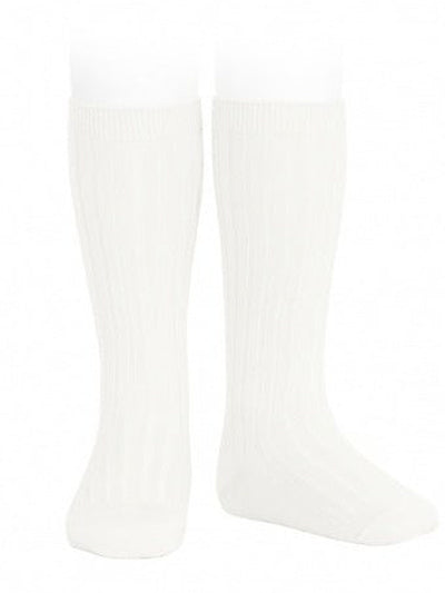 Basic Ribbed Knee High Socks