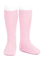 Basic Ribbed Knee High Socks