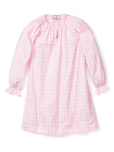 Delphine Pink Gingham Night Gown